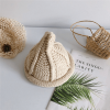 Khaki Cute Knitted Pointed hat for Boys Girls