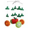 Baby Crib Mobile for Boys and Girls Baby Shower Gift Nursery Infant Room Decor; Apple Kiwi Fruit Orange