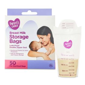 Parent's Choice Breast Milk Storage Bags, 50 Count