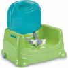 Fisher-Price Portable Toddler Booster Seat, Healthy Care, Travel Dining Chair with Tray, Green