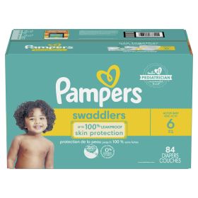 Pampers Swaddlers Diapers Enormous Pack Size 6, 84 Count