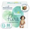 Pampers Pure Protection Diapers Size 5, 88 Count