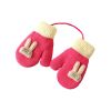 Cartoon Baby Mittens Winter Warm Kids Baby Boys Girls Knitted Gloves For Children Toddler Kids