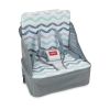 Nuby Easy Go Booster Seat with Adjustable Safety Straps and Harness, Gray , Unisex