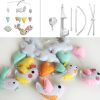 Colorful Flying Birds Clouds and Hearts Handmade Baby Crib Mobile Boys Girls Musical Mobile Infant Nursery Hanging Toy