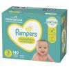 Pampers Swaddlers Active Baby Diapers, Size 3, 140 Count