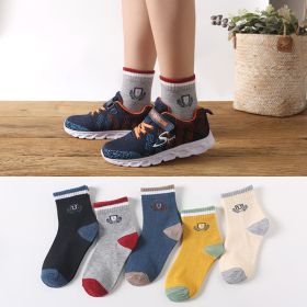 Winter Warm Boys And Girls Middle-aged Baby Socks (Option: Style13-9to12 years)