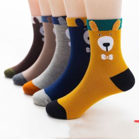 Winter Warm Boys And Girls Middle-aged Baby Socks (Option: Style6-1to3 years)