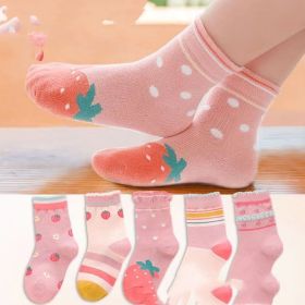 Winter Warm Boys And Girls Middle-aged Baby Socks (Option: Style5-1to3 years)