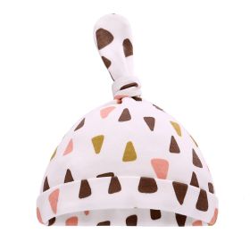 Thin Cotton Printed Baby Hat (Option: Triangle)