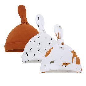 Thin Cotton Printed Baby Hat (Option: Fox Raindrop)