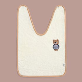 Child Wash Towel Baby Embroidery Bib (Option: Brother Bear U)