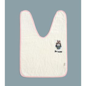 Child Wash Towel Baby Embroidery Bib (Option: Female Classmate U Shaped)