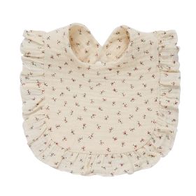 Baby Cotton Printed Gauze Bib (Option: 2style)