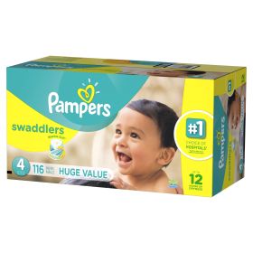 Pampers Swaddlers Diapers Size 4, 116 count (Brand: Pampers)