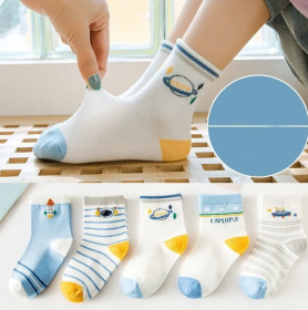 Winter Warm Boys And Girls Middle-aged Baby Socks (Option: Style18-1to3 years)