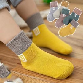 Winter Warm Boys And Girls Middle-aged Baby Socks (Option: Style7-1to3 years)