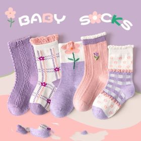 Winter Warm Boys And Girls Middle-aged Baby Socks (Option: Style19-9to12 years)